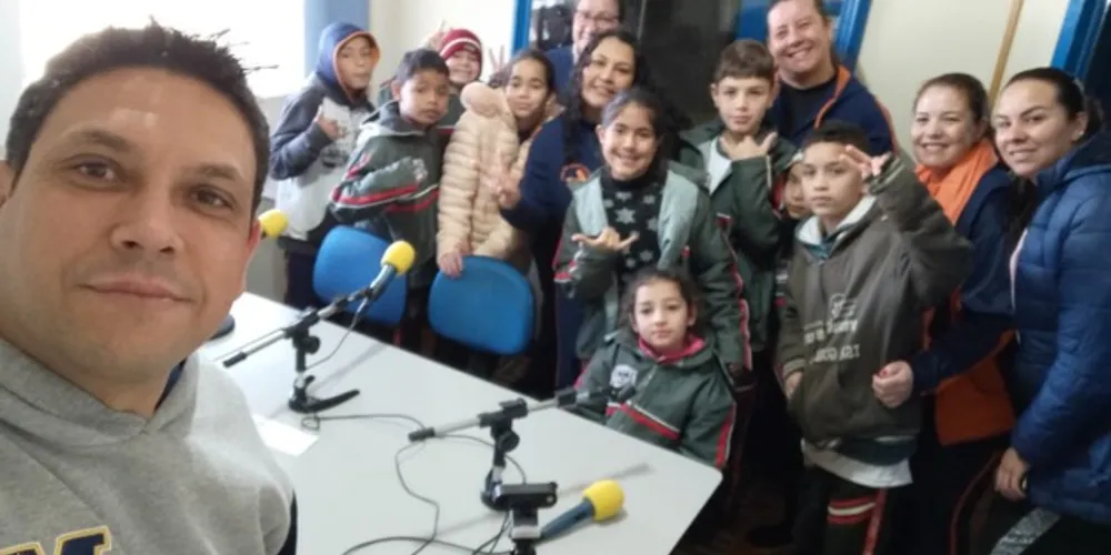 Turma não apenas observou, como participou efetivamente do conteúdo estudado