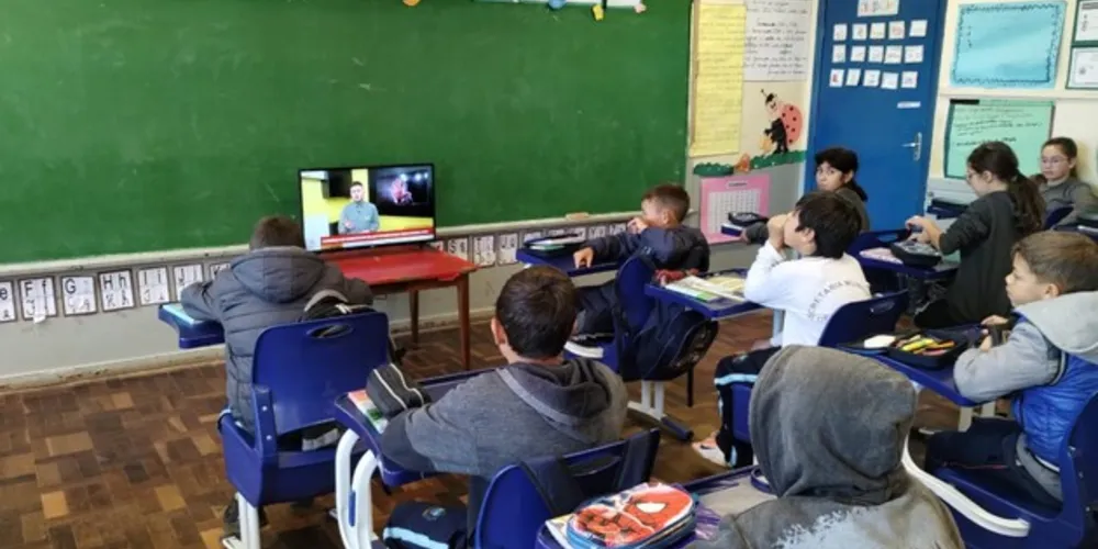 Turma vem utilizando diversas videoaulas do projeto