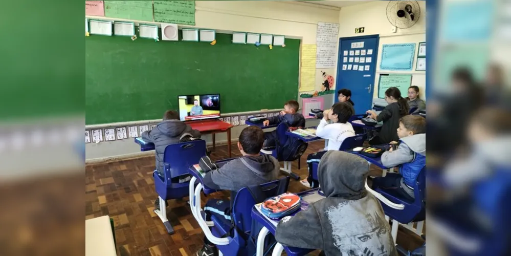 Turma vem utilizando diversas videoaulas do projeto