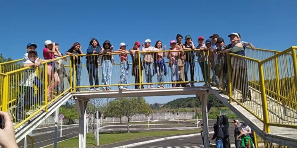 Estudantes tiraram dúvidas, conheceram leis e sinalização de trânsito, além de muito aprendizado agregado