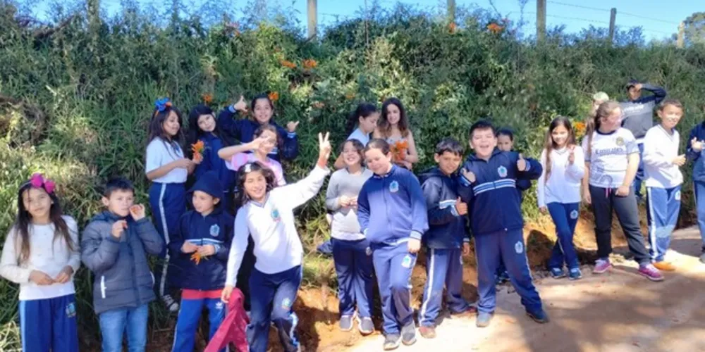 Relatos dos alunos trouxeram e elucidaram ainda mais a importância do contato com a natureza