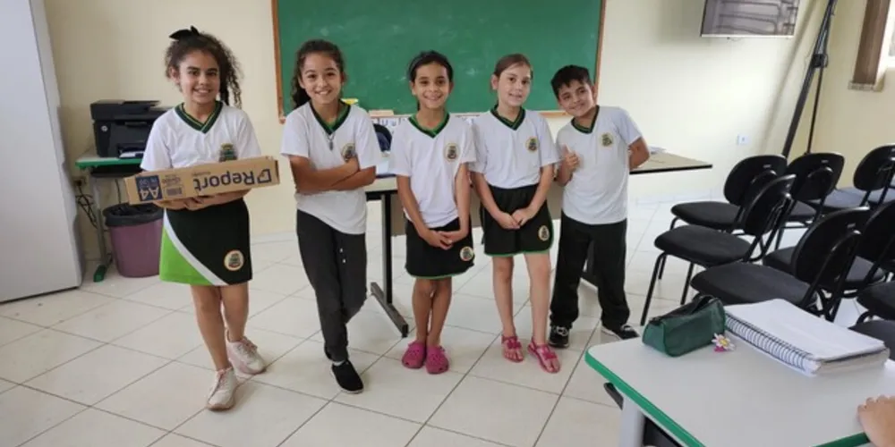 Proposta trouxe toda a beleza da primavera por meio de iniciativa dos alunos