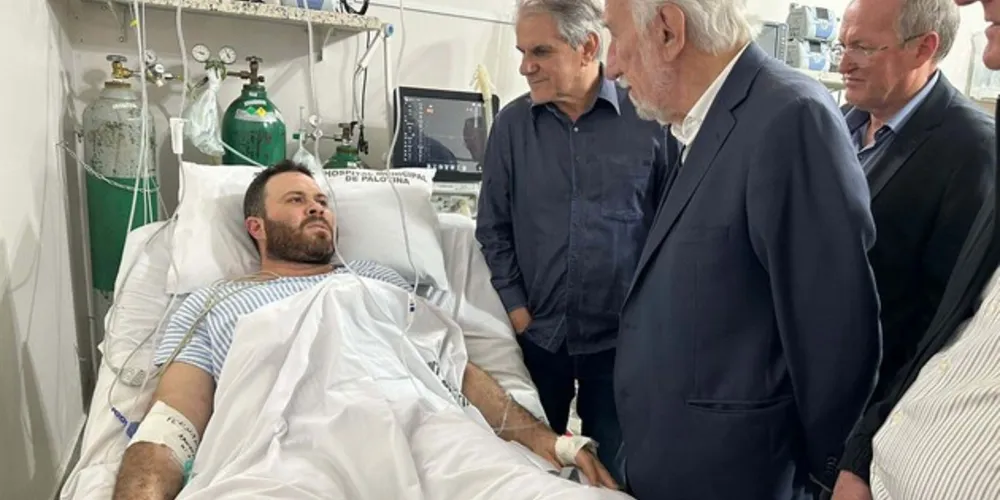 Piana visitou o hospital, na tarde desta quinta-feira, em Palotina