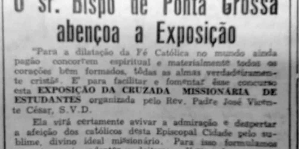 Em 20 de outubro de 1956, o JM publicou notícia destacando a atuação eclesiástica de Dom Antonio Mazzarotto.