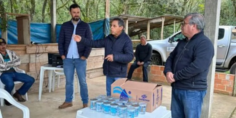 Prefeito Ary Mattos (União) participou da inauguração de novos poços artesianos e redes