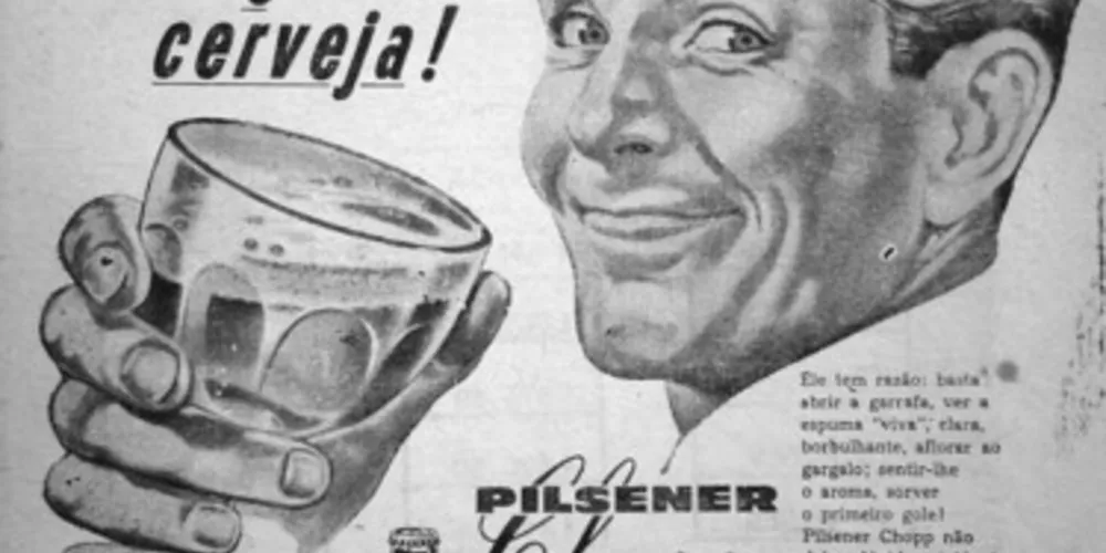 Anúncio da cerveja Pilsener Antarctica, publicado no JM em 19 de outubro de 1967