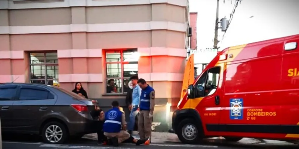 Equipe do Corpo de Bombeiros foi acionada para atender a ocorrência