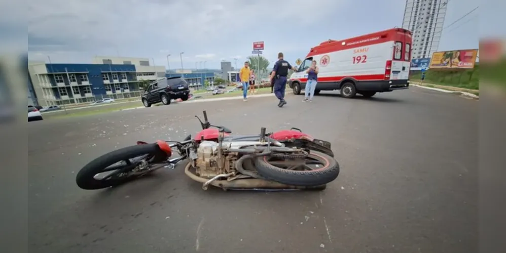 Motociclista estaria transitando pela rua Maria Rita Perpétuo da Cruz