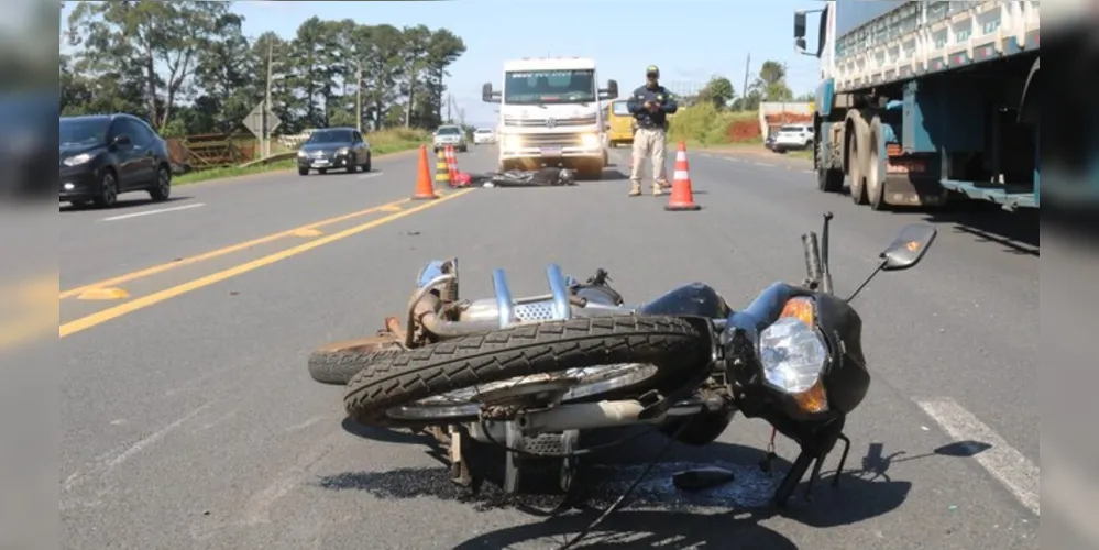 Vítimas estavam numa motocicleta na hora do acidente