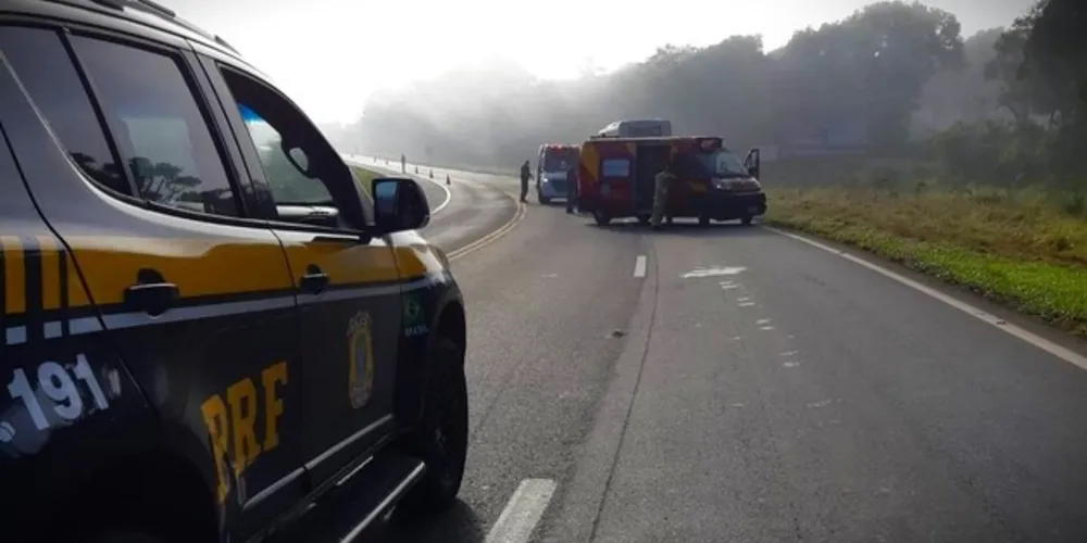 Equipes da Polícia Rodoviária Federal foram acionadas