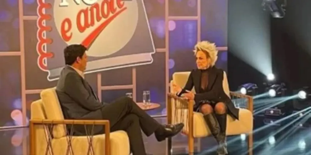 Ana Maria participou da celebração do aniversário do canal