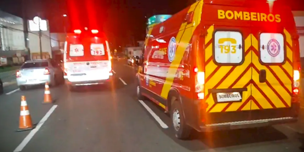Equipes dos Bombeiros e do Samu foram acionadas para a ocorrência