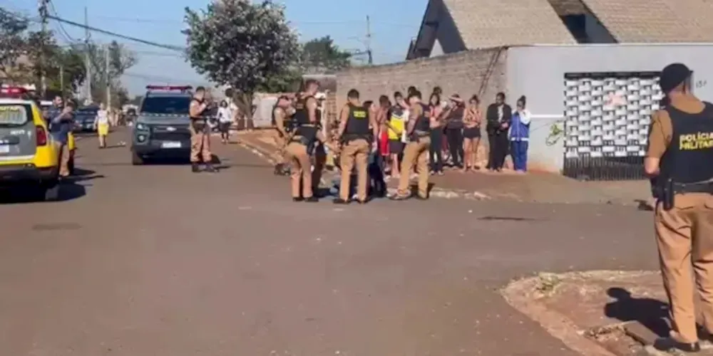 Equipes da Polícia Militar foram acionadas para atender a ocorrência