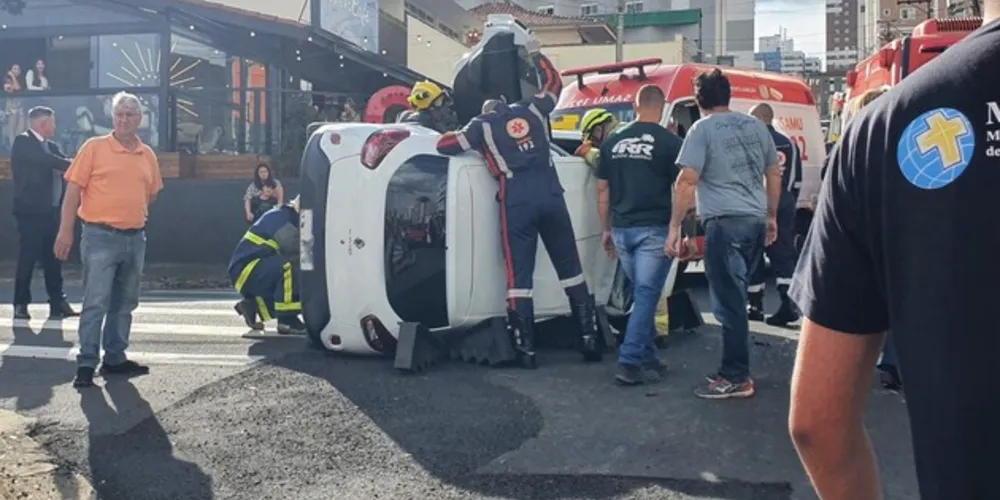 Acidente foi registrado na tarde desta quinta-feira (27)
