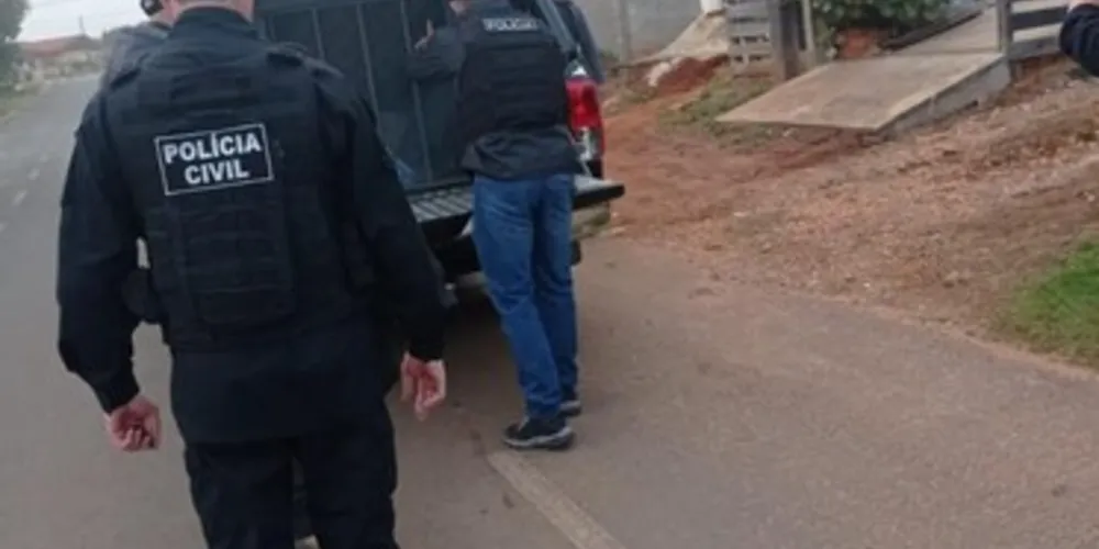 Polícia Civil cumpriu mandado de prisão em Carambeí