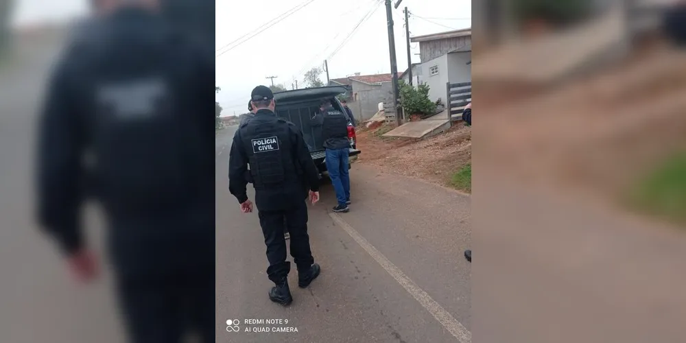 Polícia Civil cumpriu mandado de prisão em Carambeí