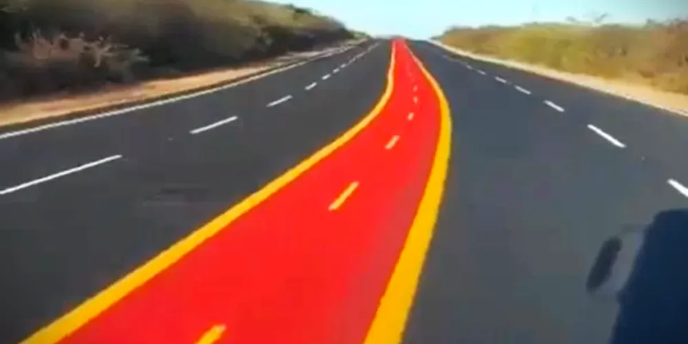 Ciclofaixa fica no anel viário de Canto do Buriti, no Piauí