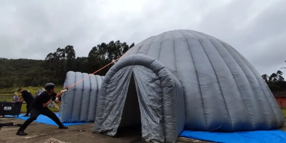 Domo 360 graus tem sessões a cada 30 minutos