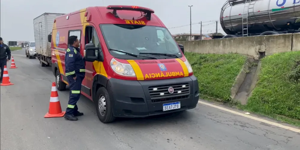 Equipe do Siate foi acionada para atender a ocorrência