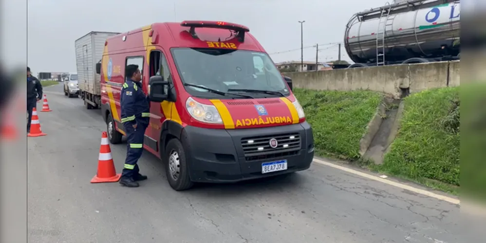 Equipe do Siate foi acionada para atender a ocorrência