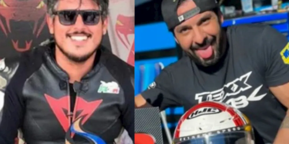 Érico (esq.) e André (dir) são as vítimas fatais do acidente