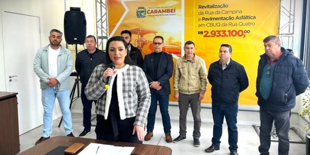 Prefeita anunciou o início dos trabalhos nesta terça-feira (8)