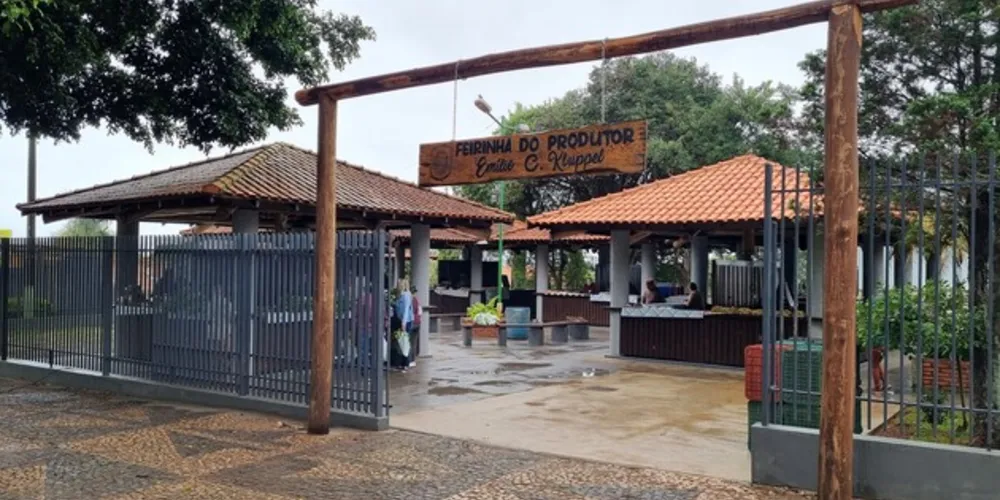 Feira do Produtor foi revitalizada e entregue na manhã desta terça-feira (08)