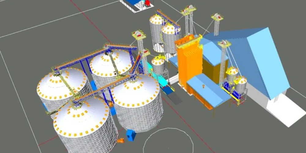 Capacidade de processamento da unidade da ProtecGrão será de aproximadamente 40 toneladas por hora