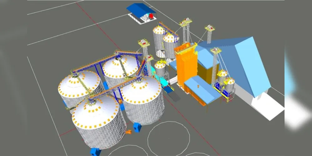 Capacidade de processamento da unidade da ProtecGrão será de aproximadamente 40 toneladas por hora