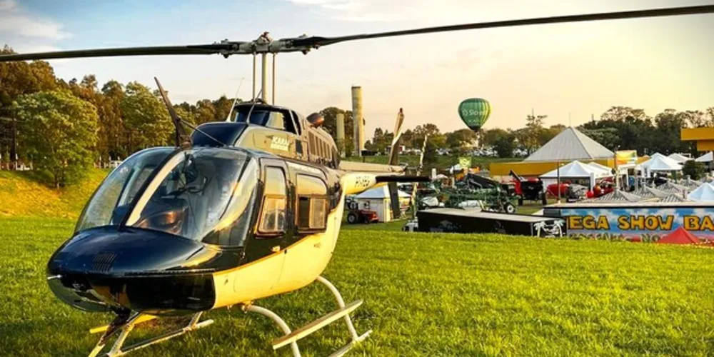 Empresa que realizará o voo é a Heli Tur Taxi Aéreo