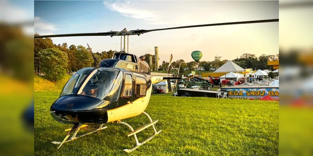 Empresa que realizará o voo é a Heli Tur Taxi Aéreo