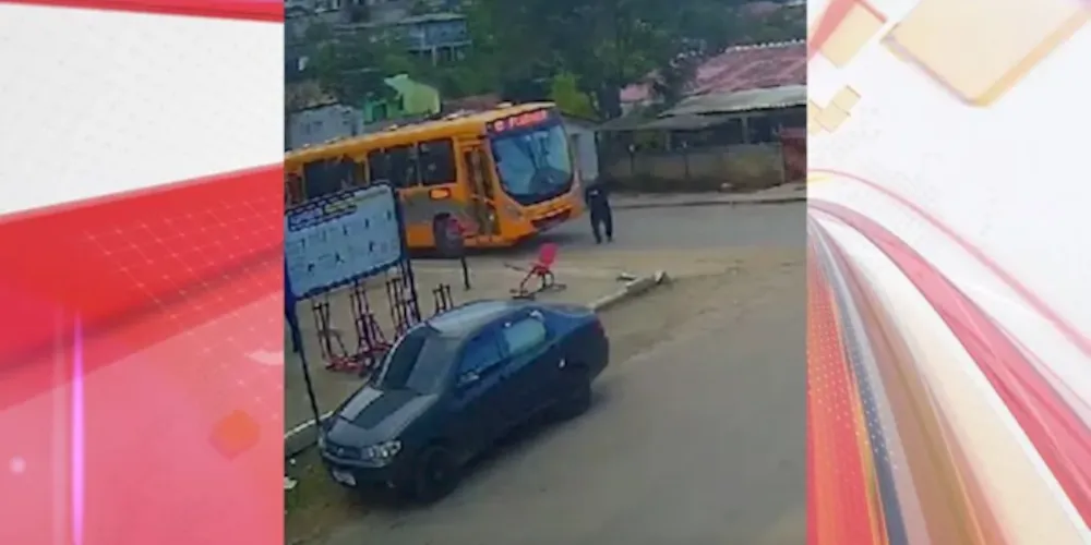 O atropelamento ocorreu na Rua Ernesto Pedro Crozeta em Curitiba/PR.