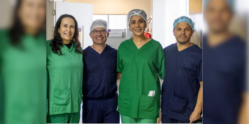 A equipe  contou com a médica Magaly Arrais, que faz parte do Hospital do Coração