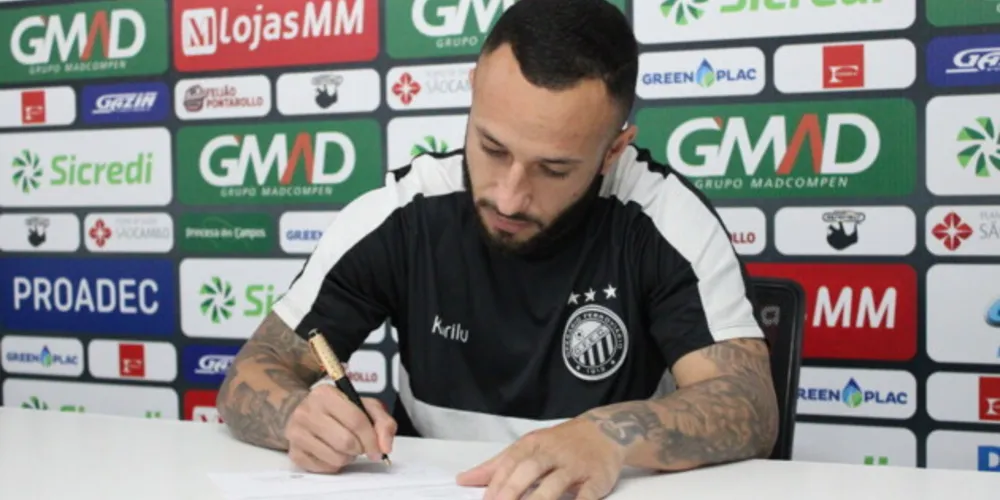 Jogador que veio do Marília renovou contrato até o fim de 2024