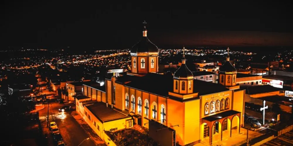 A 'Igreja Ucraniana' fica na região da Nova Rússia, em Ponta Grossa