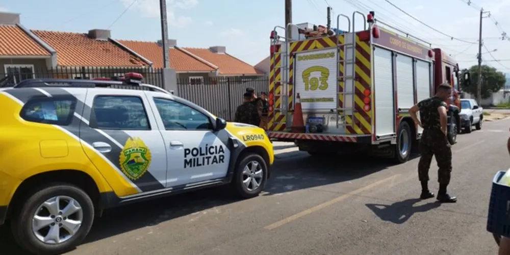 Várias equipes de segurança foram acionadas para a ocorrência