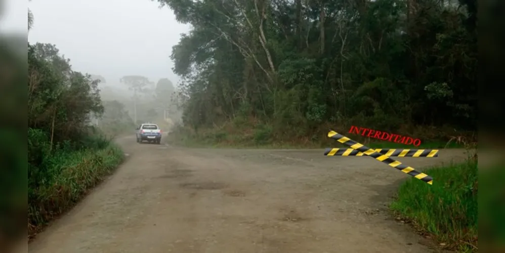 Trechos na área rural serão interditados para obras