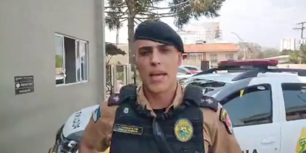 Tenente Paulo Ramos, do 1º Batalhão de Polícia Militar