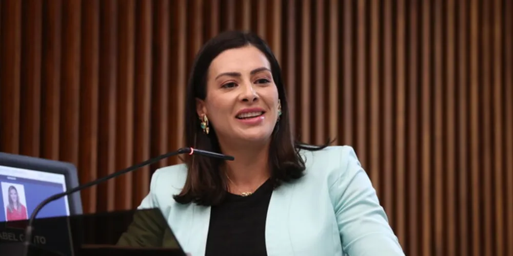 Deputada estadual de Ponta Grossa, Mabel Canto (PSDB)