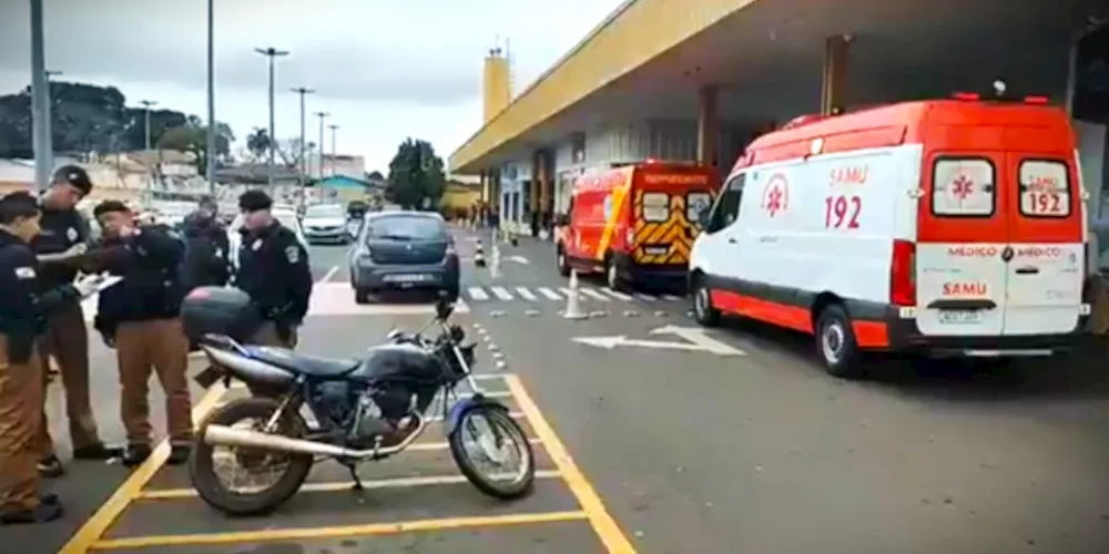 Equipes da PM, do Samu e dos Bombeiros foram acionadas para a ocorrência