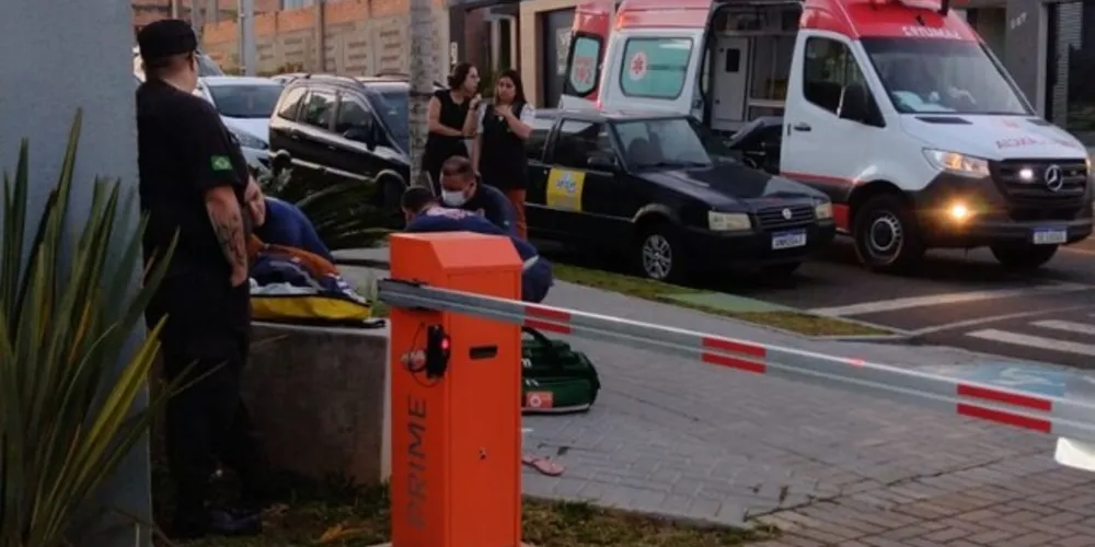 Socorristas foram acionados para atender a ocorrência