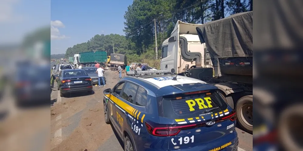 Grave acidente aconteceu num trecho de alta velocidade na BR-376