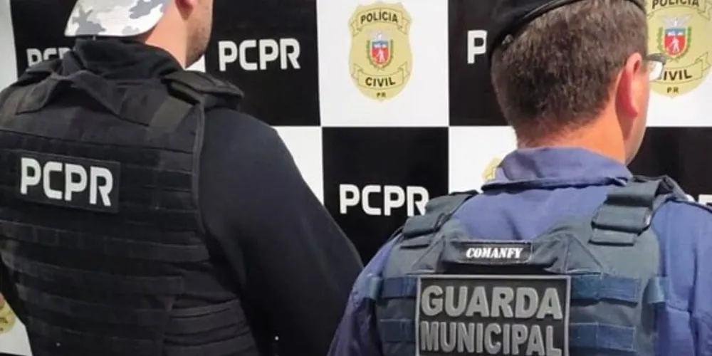 Equipes da Guarda Municipal e da Polícia Civil fizeram a prisão