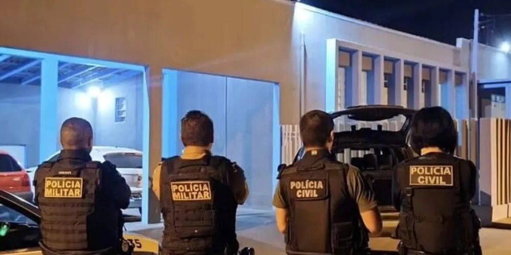 Equipes da Polícia Civil e da Polícia Militar realizaram a operação