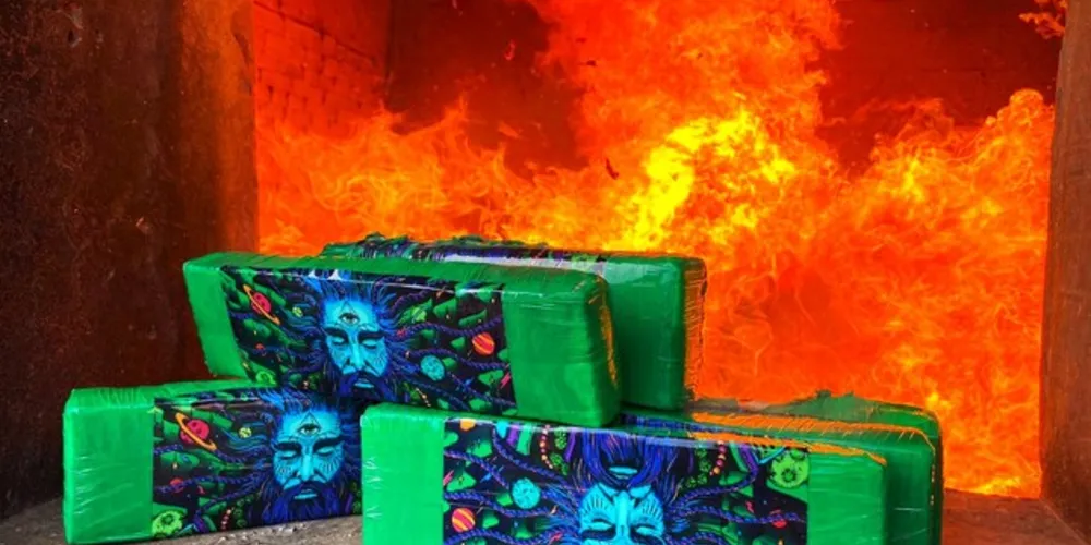 Drogas foram incineradas nesta manhã de sexta-feira (4)