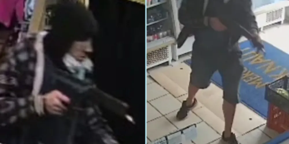 Indivíduos estariam utilizando arma de fogo nas ações