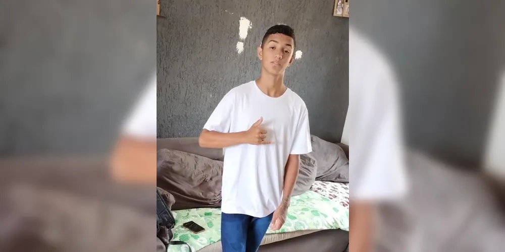 Rullian Machado, 15, encontra-se bem segundo familiares.