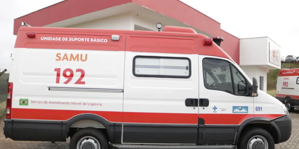 Socorristas realizaram os primeiros atendimentos ainda na ambulância