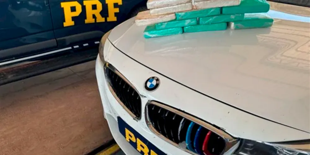 Polícia Rodoviária Federal apreende quase 14 quilos de cocaína