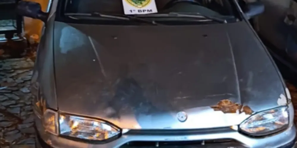 Fiat Siena está no pátio da 13ª SDP e passará por perícia